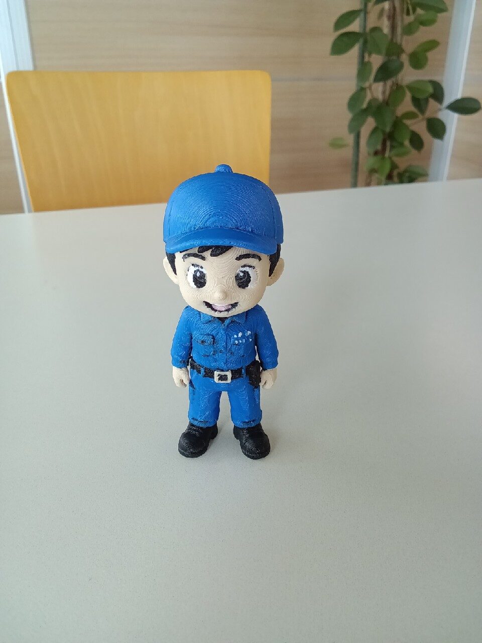 青作業服 マスコットフィギュア