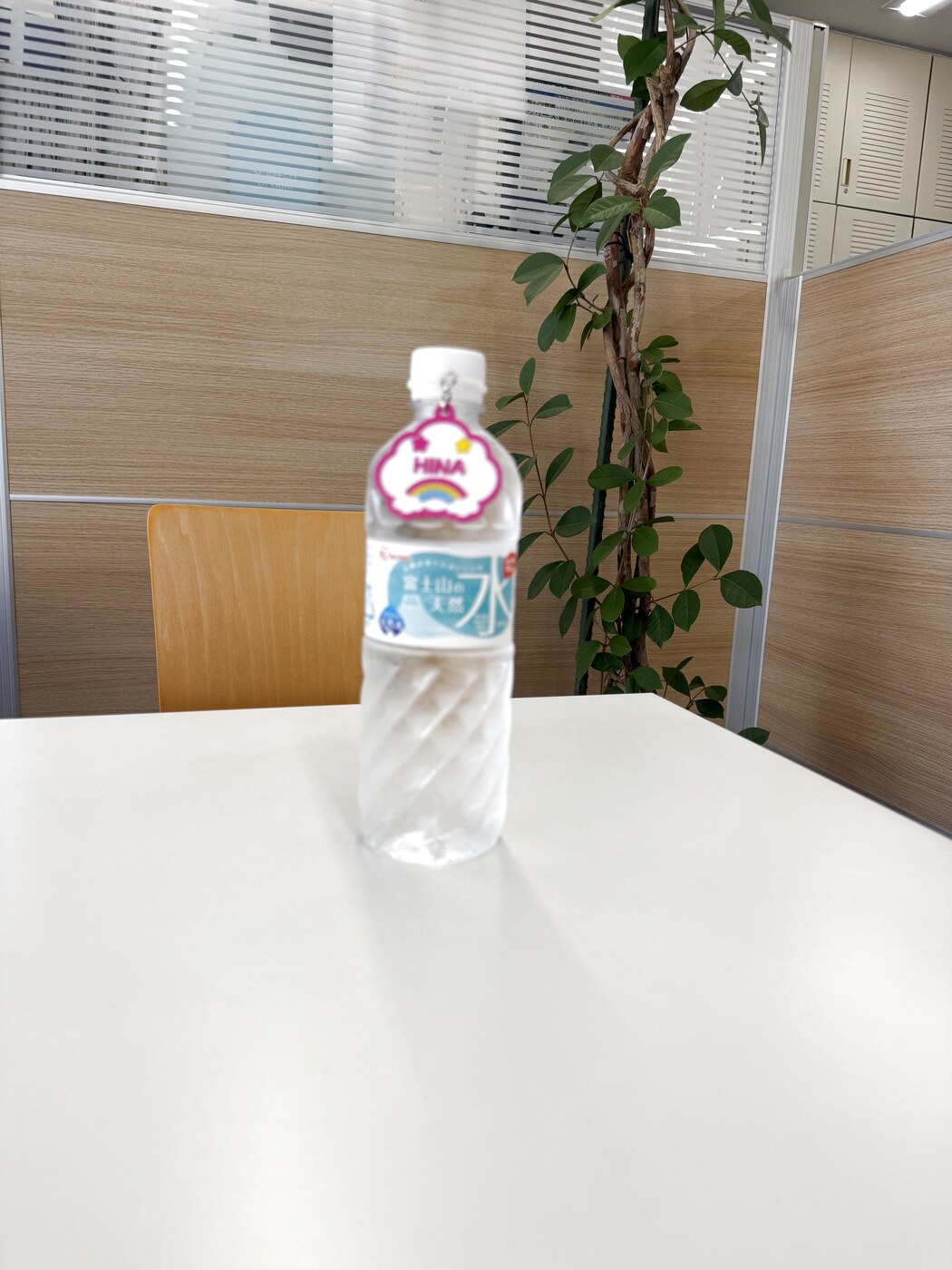 ペットボトルに付けた例（HINA）